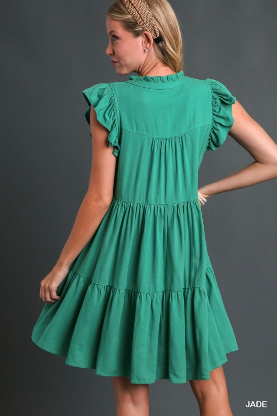 Jade Tiered Dress