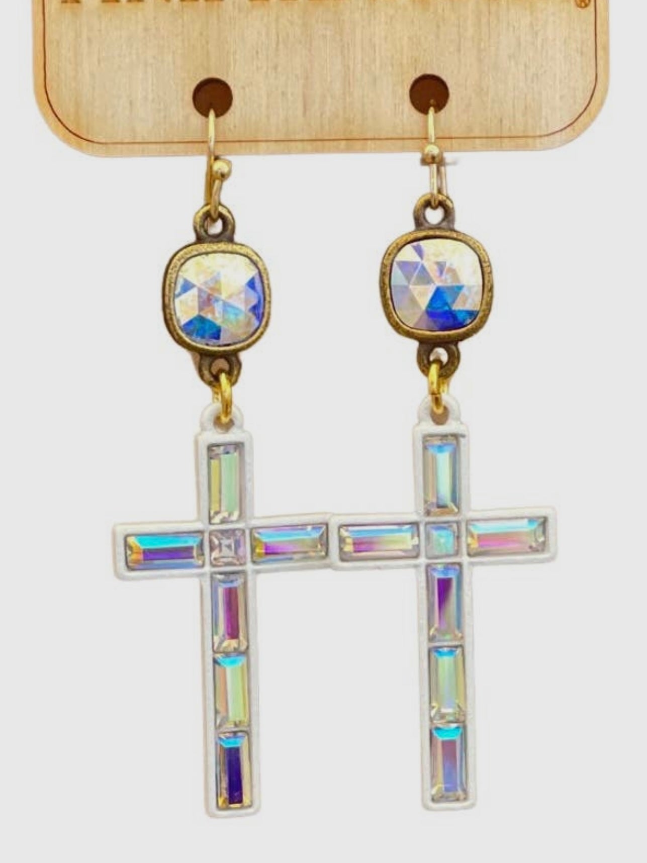 Front Pew Crystal Crosses