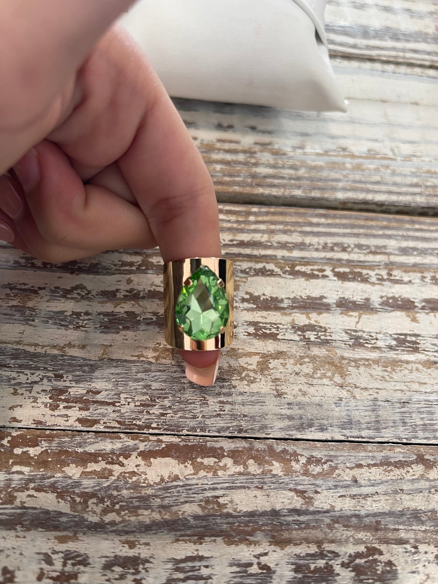 Green princess ring