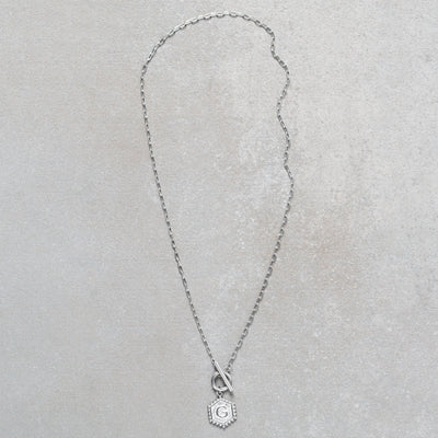Alissa Initial Necklace (stainless steel, read description).